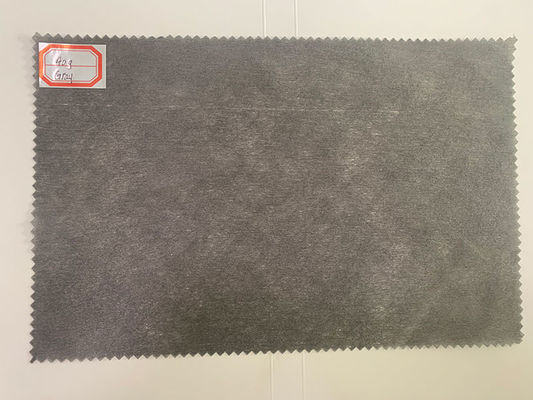 tessuto non tessuto Gray For Artificial Leather Substrate di Spunlaced del poliestere 30g.