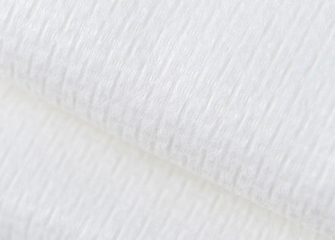 110g tessuto non tessuto del cotone di Spunlaced dell'incrocio E-F bianco del grano 100%Viscose, Wips bagnato