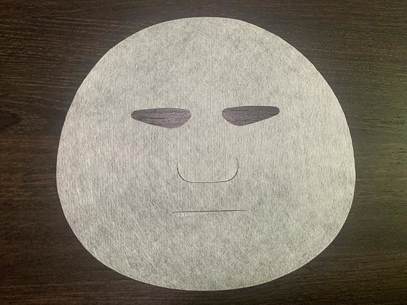 28g Tencel e tessuto non tessuto di Spunlace della fibra di bambù per la maschera facciale di bellezza, maschera di occhio