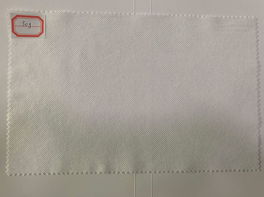 50g 100%Viscose bianco Spunlace Mesh Cotton Tissue non tessuto, asciugamano facciale, strofinate bagnate