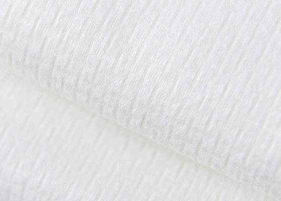 110g tessuto non tessuto del cotone di Spunlaced dell'incrocio E-F bianco del grano 100%Viscose, Wips bagnato